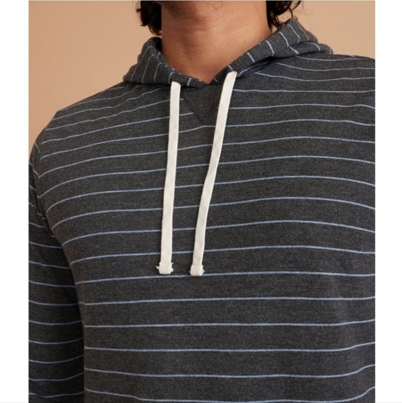 Marine layer DK pullover hoodie in town port / white - Picture 4 of 7